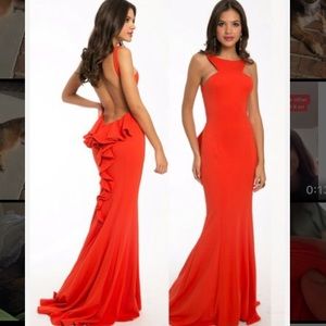 STUNNING Orange Jovani Formal Dress 🧡
